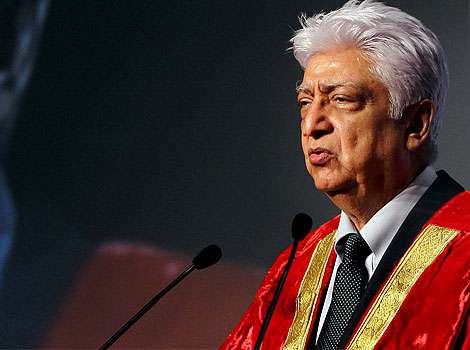 Wipro Chairman Azim Premji addressing the Great Lakes' Convocation 2011 at Trade Centre in Chennai