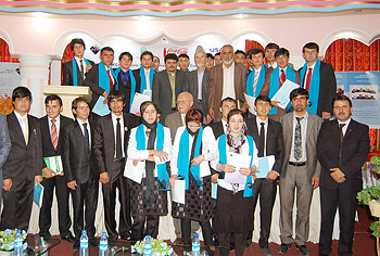 UCA’s School of Professional and Continuing Education holds Academic Achievement Ceremony in Faizabad for Afghan learners