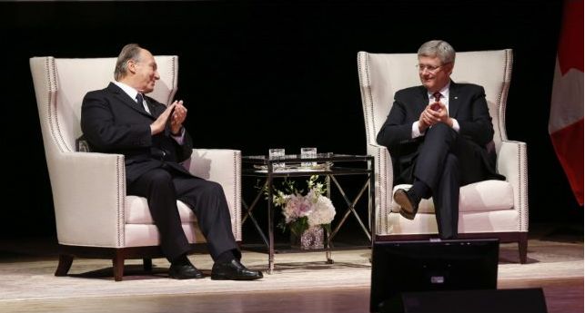 Photos: Aga Khan and Prime Minister Harper visit Massey Hall