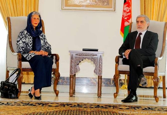 Aga Khan Development Network's Resident Representative Nurjehan Mawani met with CEO Abdullah Abdullah, reaffirms support to new government