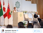 Twitter Posts - Premier of Ontario at the Inauguration of the Aga Khan Park