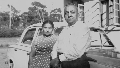 Hasham Jessa and his wife Sambai