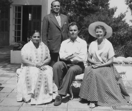 Prince Aly Khan, Rita Hayworth, with Mr and Mrs Moolji Nazarali