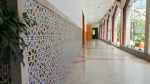 Tile work at the Ismaili Centre, Lisbon, Portugal