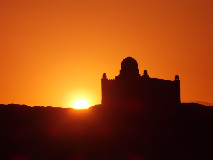 Sunrise at the Aga Khan Mausoleum, Aswan, Egypt