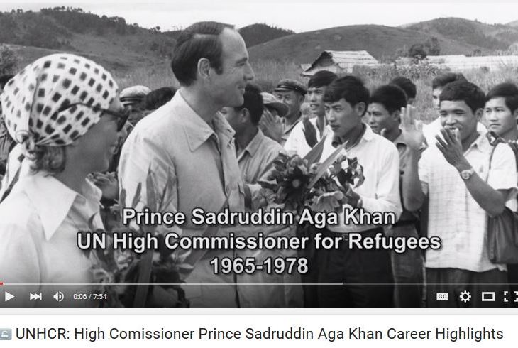 UNHCR: High Comissioner Prince Sadruddin Aga Khan Career Highlights