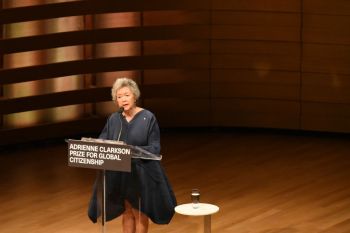 Remarks by Adrienne Clarkson, Adrienne Clarkson Prize for Global Citizenship
