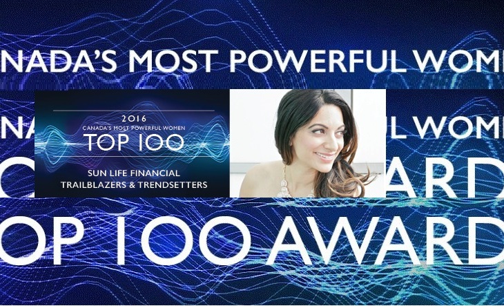 Natasha Walji - Top 100 Awards (CNW Group/Women's Executive Network)