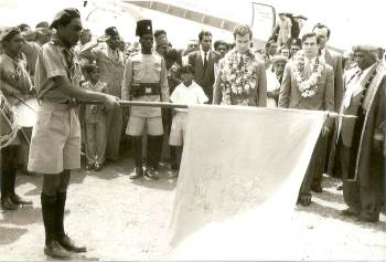Rare 1954 Historical Photograph of Prince Karim & Prince Amyn Aga Khan - Dodoma, Tanganyika