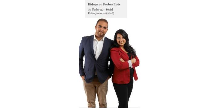 Forbes 30 Under 30 - Social Entrepreneurs (2017): Kidogo Co-founders, Afzal Habib & Sabrina Premji Habib