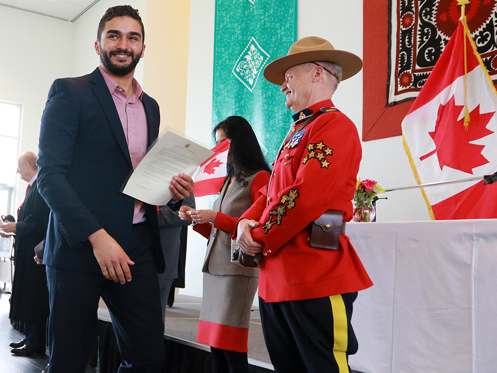 Canadian Citizenship Ceremony at the Ismaili Jamatkhana in Calgary